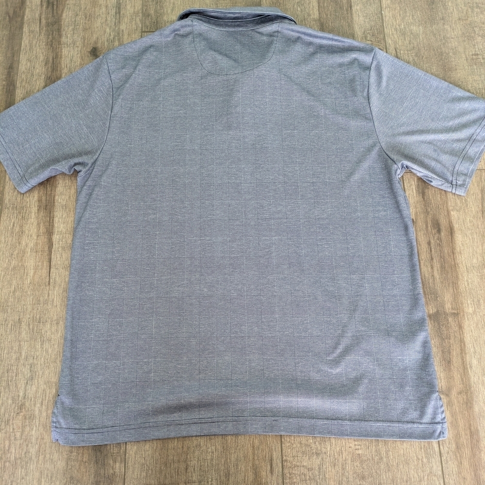 Grand Slam Men's Textured Gray Polo Shirt - Picture 7 of 7